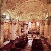 MAULBERTSCH, Franz Anton Interior of the Church sg oil on canvas